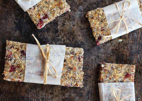 MAPLE CRANBERRY OAT BARS