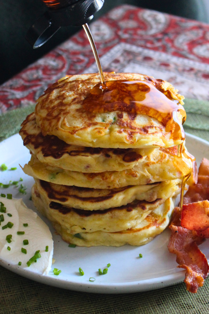 Cheddar Jalapeno Pancakes