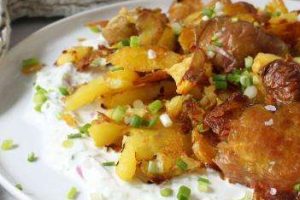 BMF_CrispySmashedPotatoesWithMapleYogurtSpread