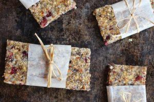 MAPLE CRANBERRY OAT BARS