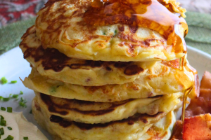 Cheddar Jalapeno Pancakes